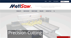 Desktop Screenshot of metlsaw.com